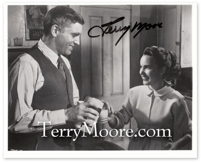Terry Moore and Burt Lancaster