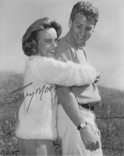 Terry Moore and Ryan O'Neal