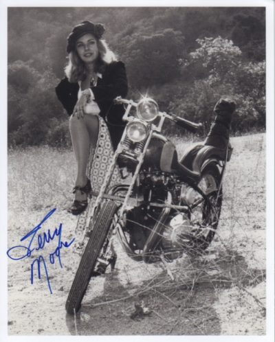 Terry Moore with Motorcycle